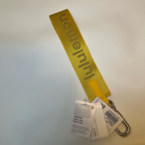 lululemon athletica Accessories - lululemon athletica Yellow Keychain